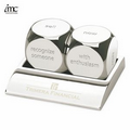 Decisions 3-Piece Executive Dice Game Set w/ Stand
